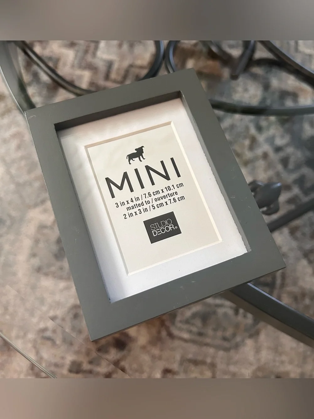 Studio Decor Mini Photo Frame Set - Gray, White, and Yellow